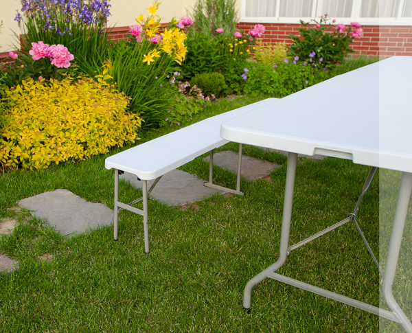 Скамья складная пластиковая Angioletto 180 см.